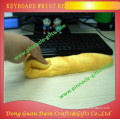 professional hot selling soft pvc bread gel keyboard wrist rest